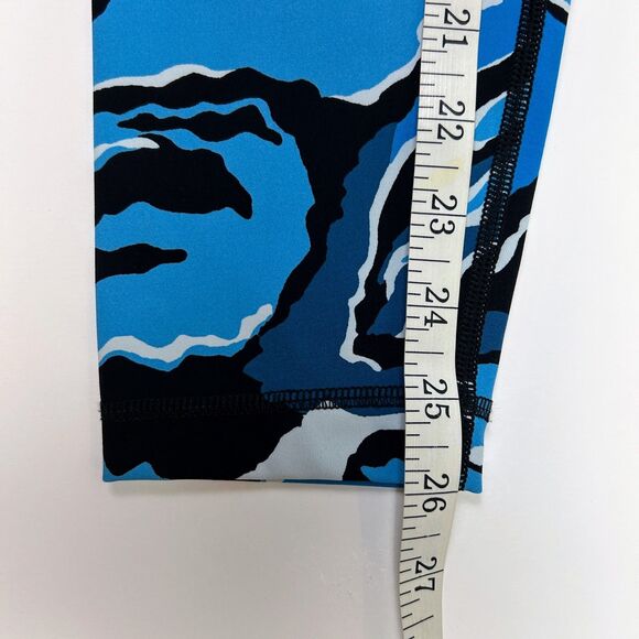 Lululemon Wunder Under High Rise Yoga Pants Leggings Beach Blanket Blue Ice sz 6 - Picture 7 of 10